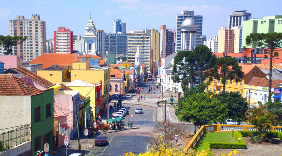 Die beliebtesten Fahrzeugoptionen in Curitiba